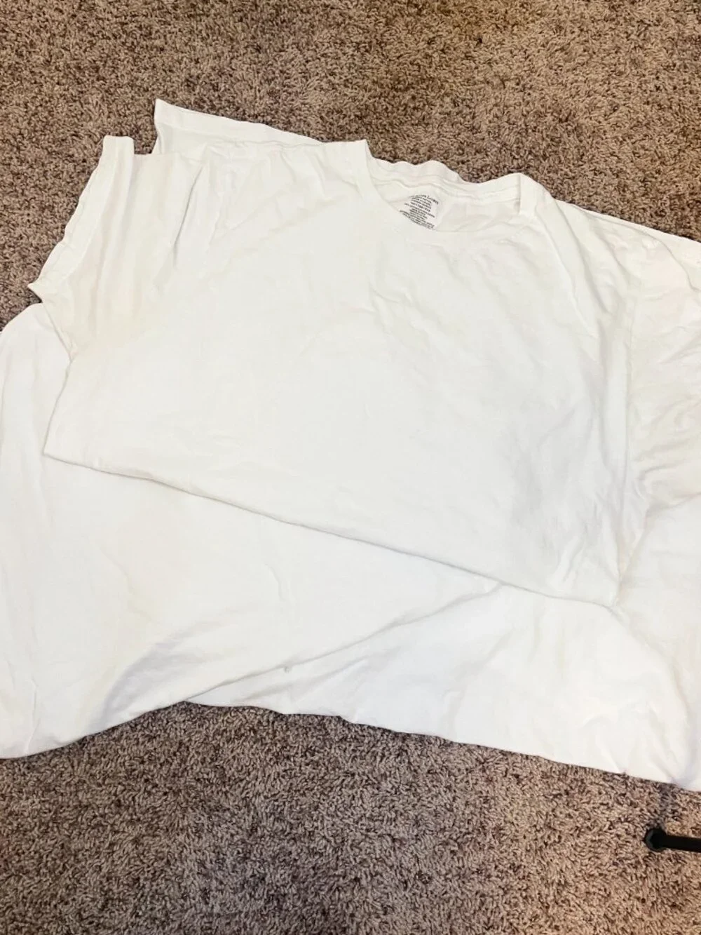Polo Ralph Lauren Men's Classic Cotton White Crew Neck T-Shirts Lot of 3 Sz 1XT